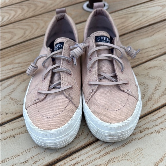 Sperry Shoes - Sperry Pink and White Sneakers Minimalist Design